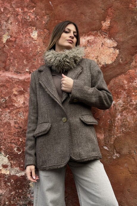BLAZER MARTINA Marron
