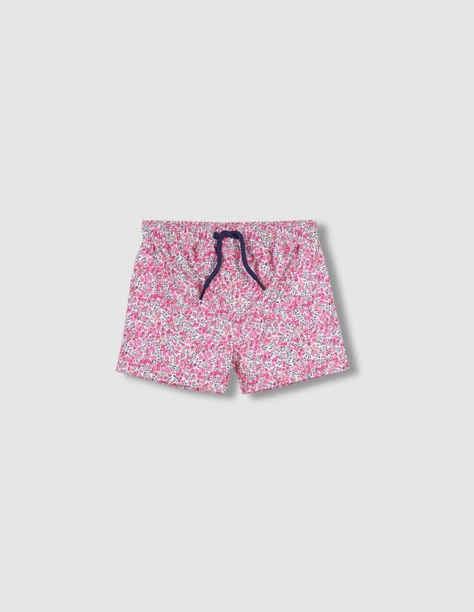 Traje De Baño Estampado Liberty - Rosa 