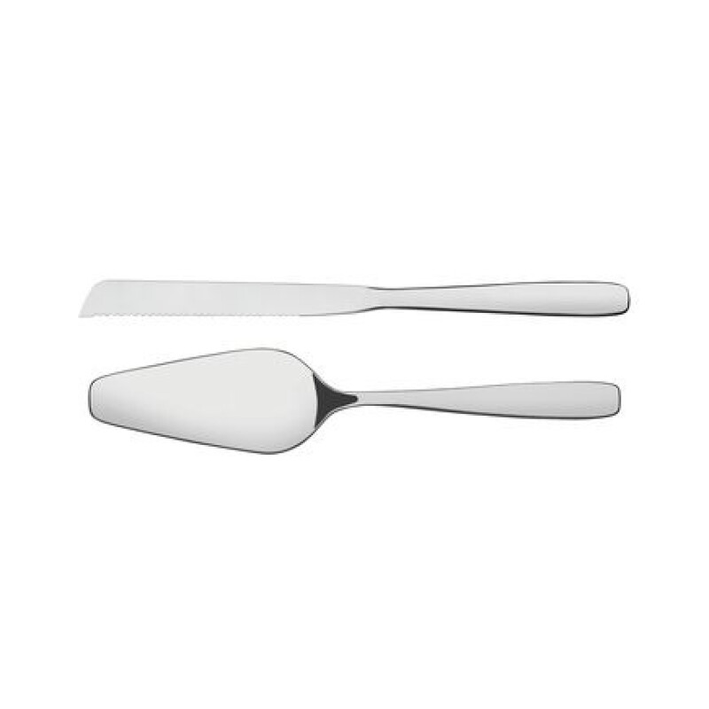 Set Tramontina para Torta 2 Piezas Cuchillo Serrado y Espátula Acero Inoxidable Set Tramontina para Torta 2 Piezas Cuchillo Serrado y Espátula Acero Inoxidable