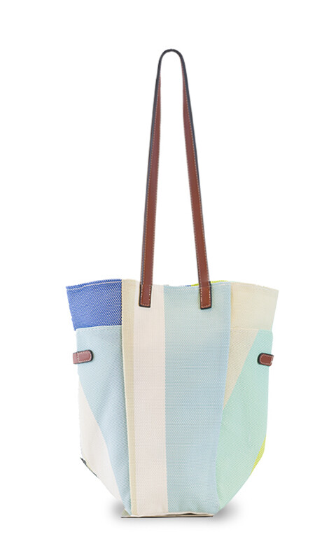 BOLSA MATERA AFRODITA CIELO AZUL Y AMARILLO