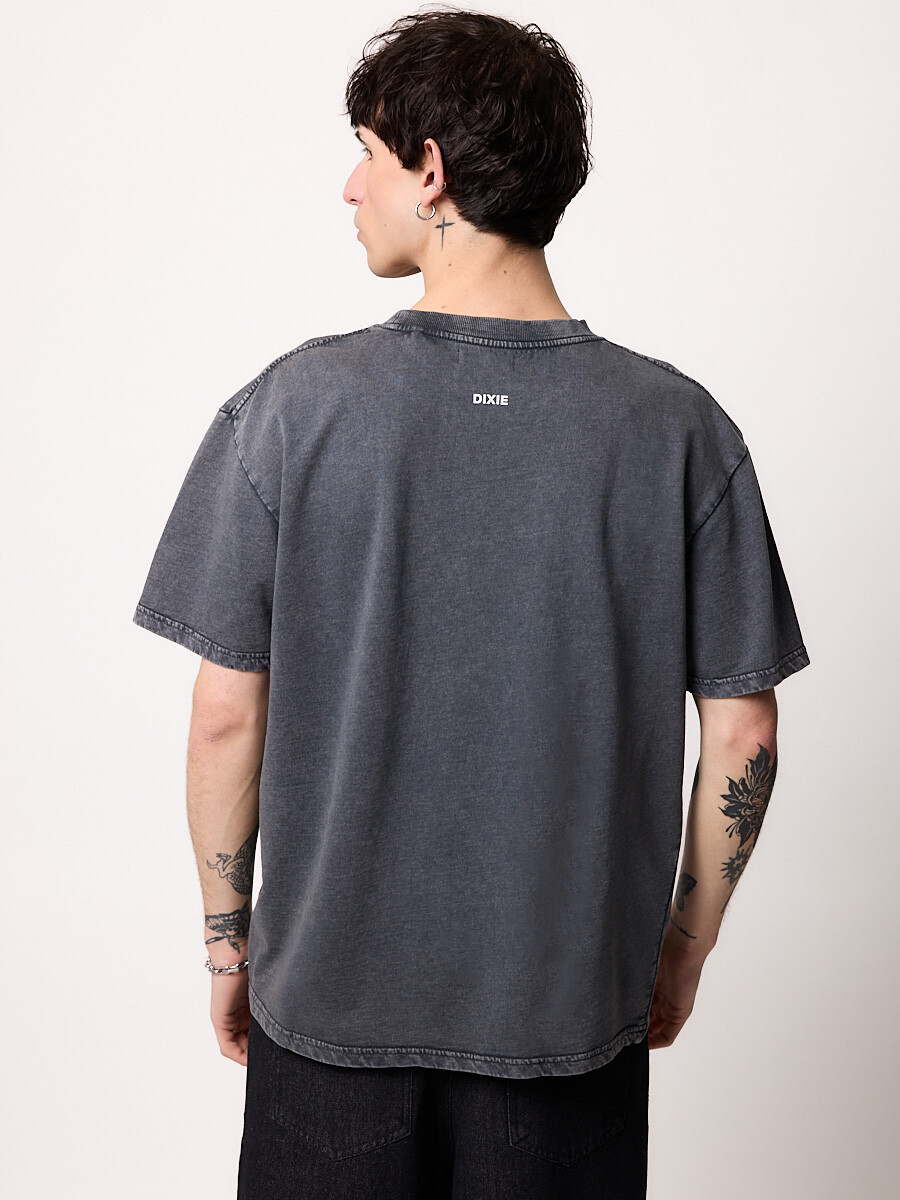 T-SHIRT M/C GURRO DIXIE Gris Oscuro