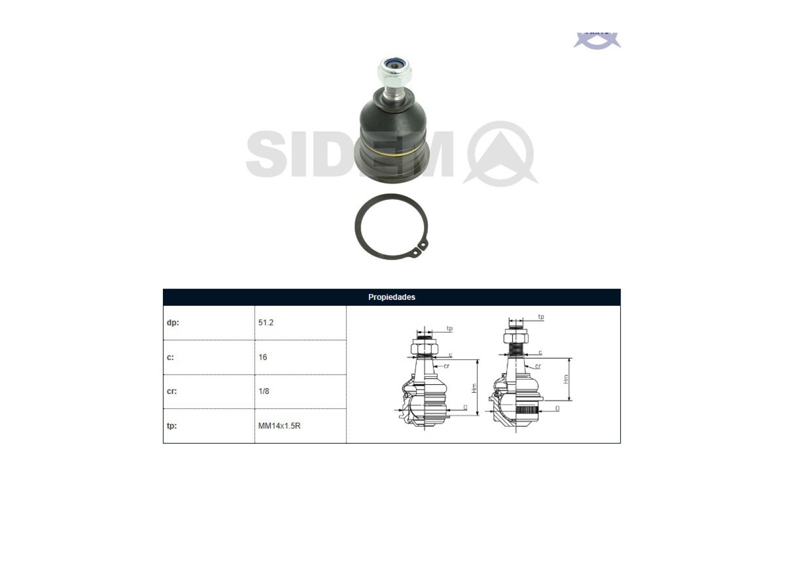 Rotula Del Nissan D22 96-25 Der/Izq 
