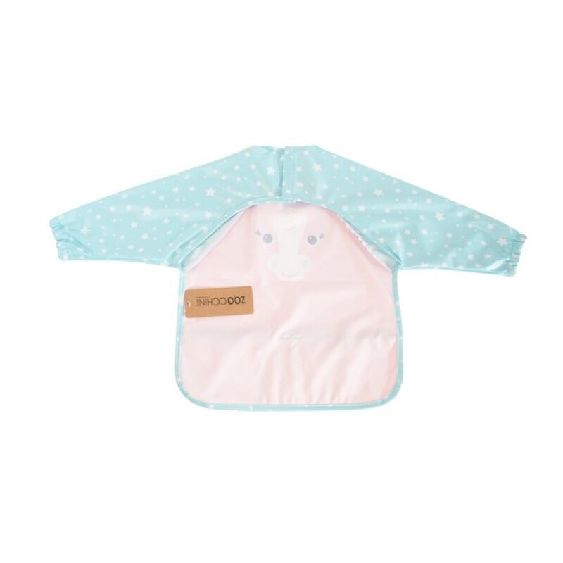 Babero delantal c/mangas Unicornio