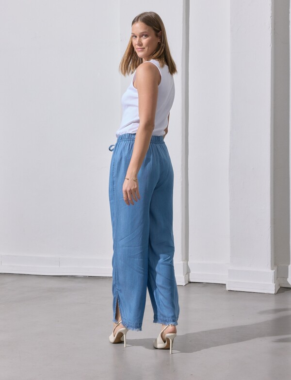 Pantalon Lyocell Wide Leg JEAN