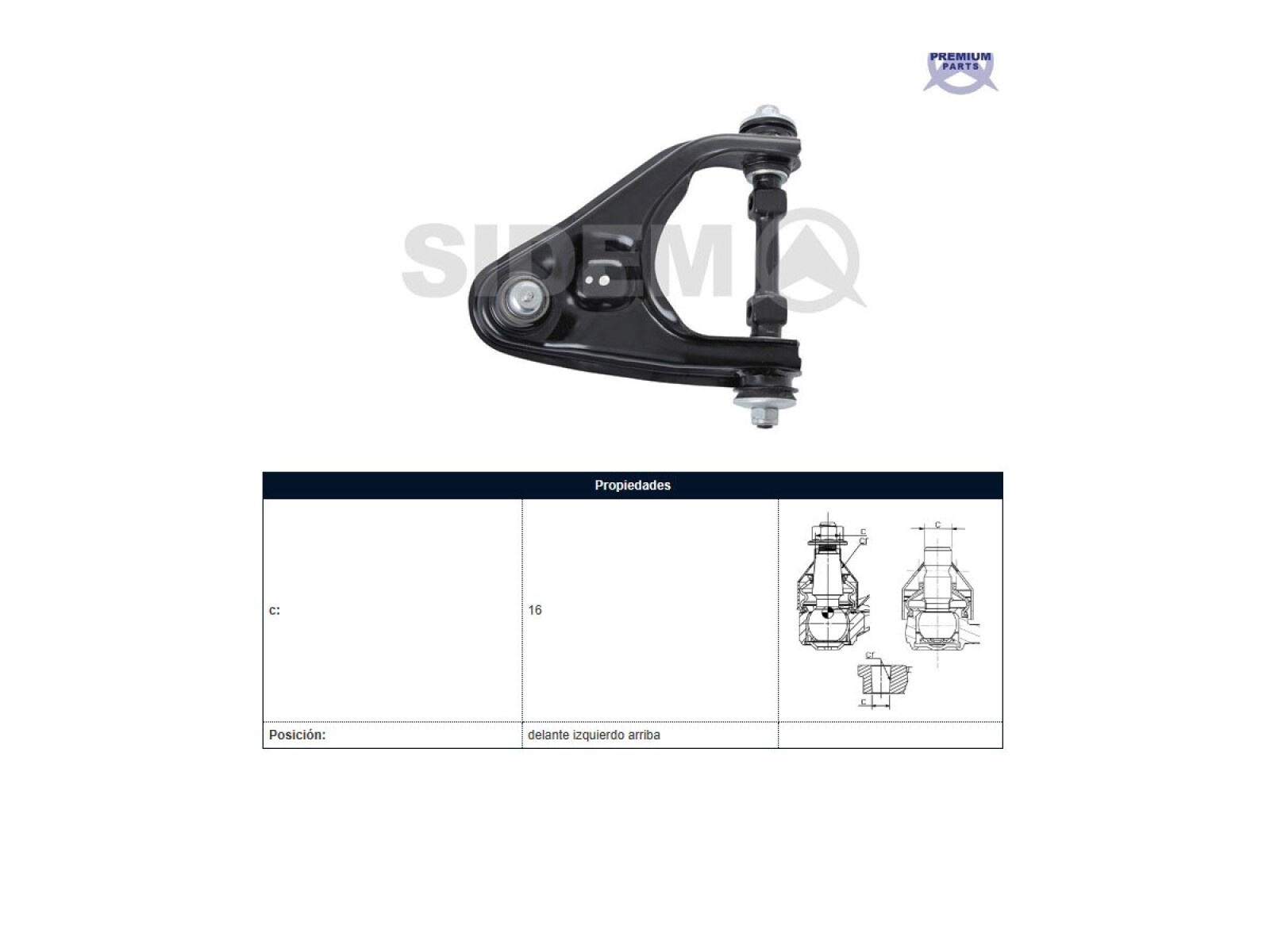 Parilla De Suspension Delantera Mitsubishi L200 96-06 Izq 