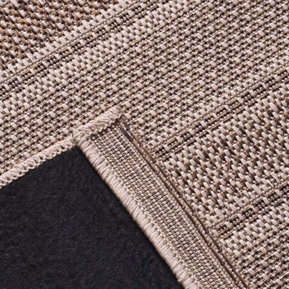 Alfombra Clásica Eco-Nature - Riscas | 1,50x2,00m Beige Marrón