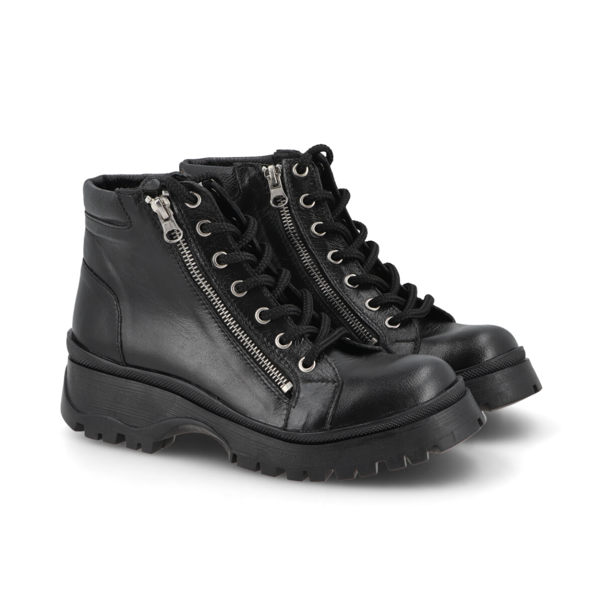 BOTA CUERO FUBINE - NEGRO 