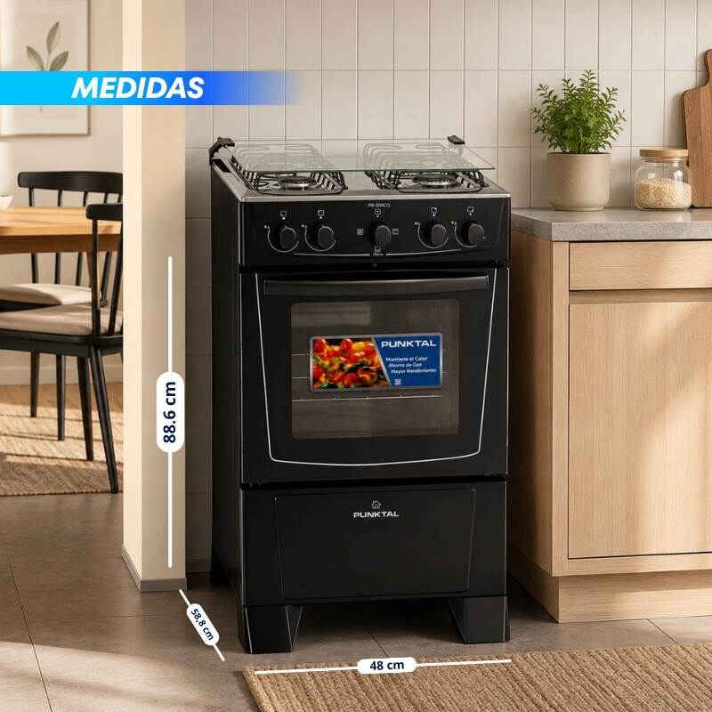 COCINA COMBINADA PUNKTAL PK-509 Cocina Combinada Punktal Pk-509