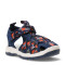 Sandalias de Niño Croco Kids CANU con tiras estampadas Azul Marino