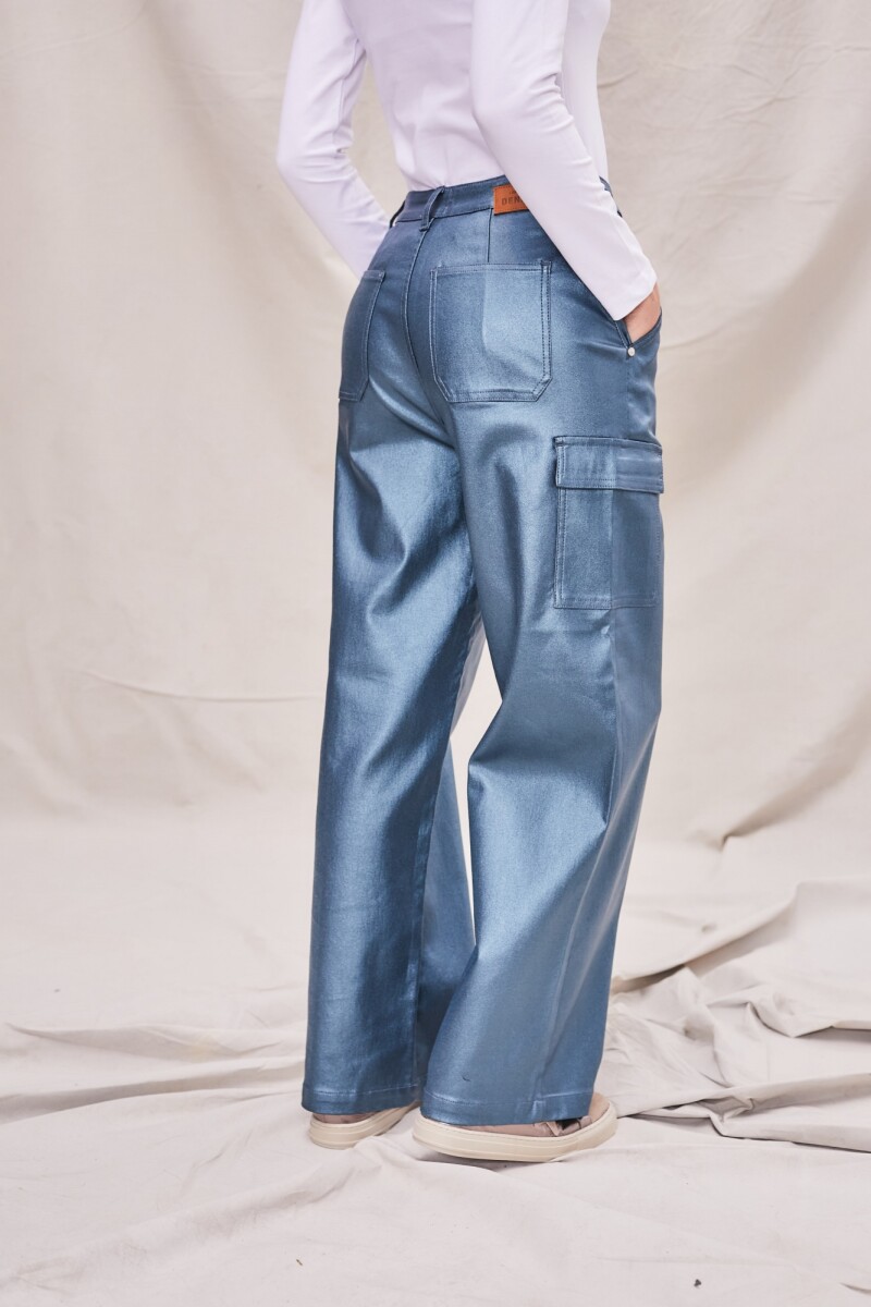 Metallic Cargo Verde Azulado