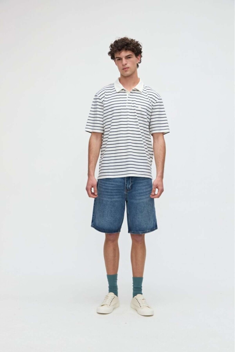 Remera polo Marin - Off white Marino 