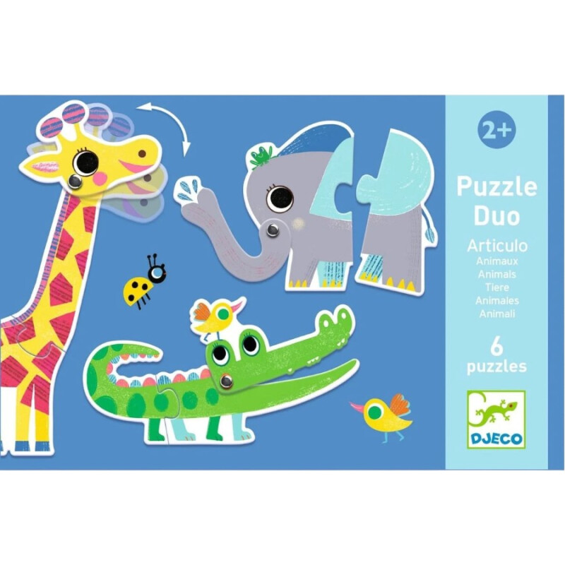 Puzzle Duo Animales 6 Puzzles Puzzle Duo Animales 6 Puzzles