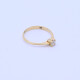 Anillo solitario oro 18k amarillo y brillante engarce 4 puntas. Anillo solitario oro 18k amarillo y brillante engarce 4 puntas.