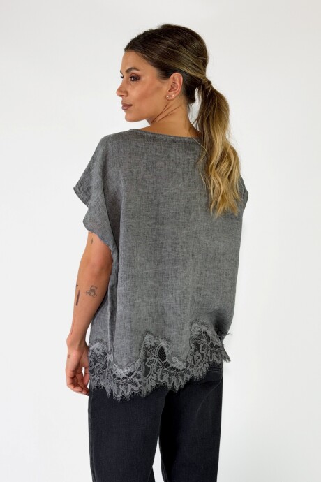 BLUSA MOLI Gris