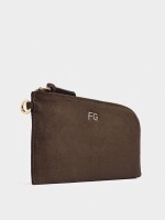 Bolso Shopper Efecto Piel Con Bolsa marron