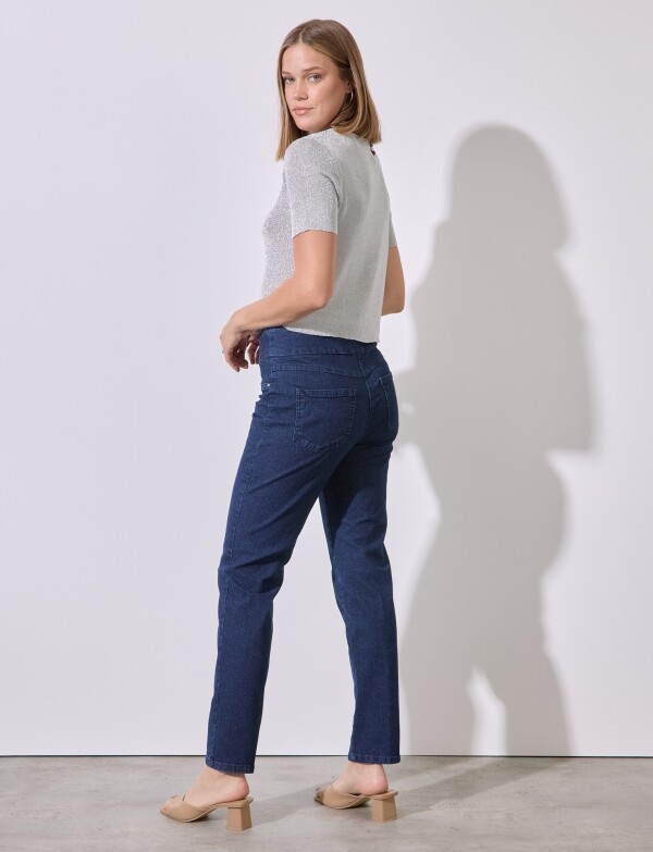 Jegging Pretina Ancha JEAN OSCURO