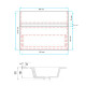 Mueble Baño Roble Con Bacha 59 Cm 000