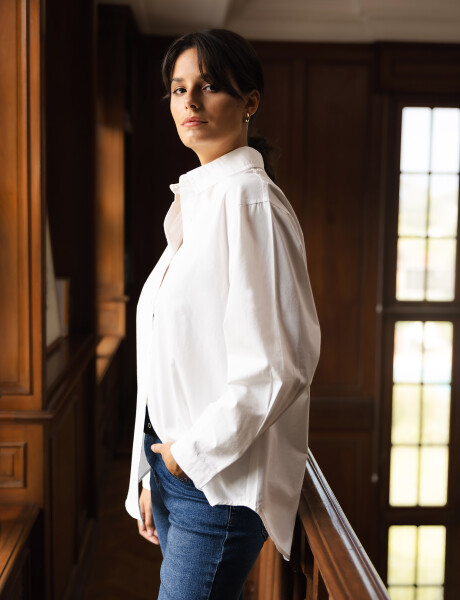 Camisa algodon Athenas blanco