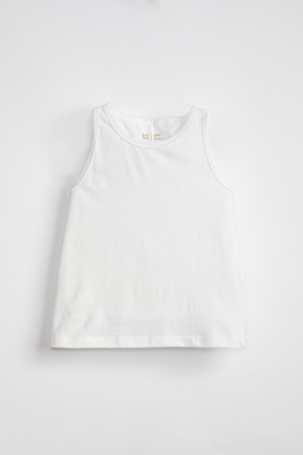 Musculosa nudo espalda Blanca