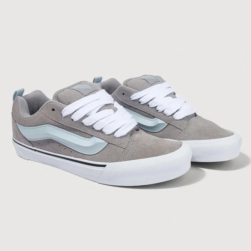 Classics - Vans - Vans Championes Knu Skool de Hombre - VN000D22EWG1 Gris-azul