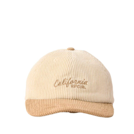 Gorro Cap Rip Curl Line Up Desto Dad Cap Beige