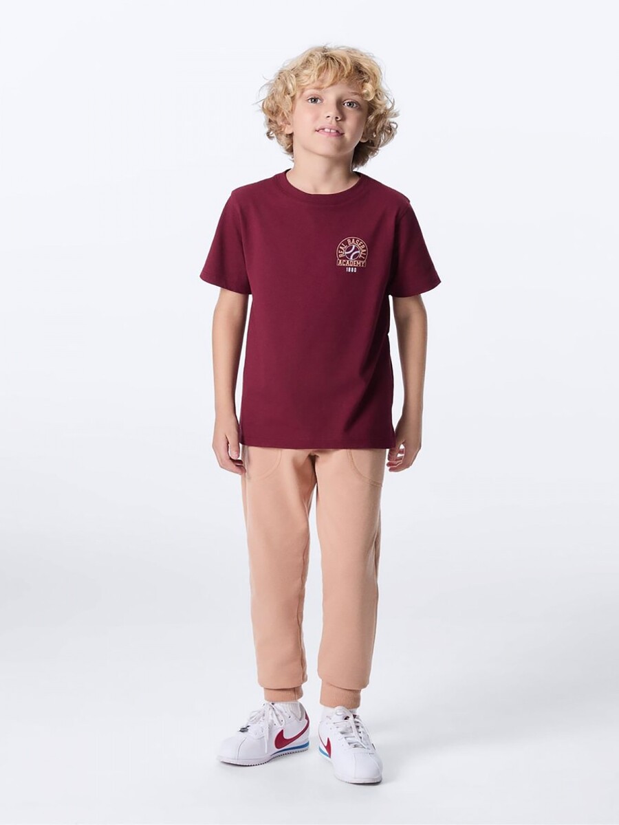 PANTALÓN BABUCHA DE NIÑO CON FELPA - BEIGE 