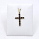 Cruz En Oro 18K Y Granates Cruz En Oro 18K Y Granates