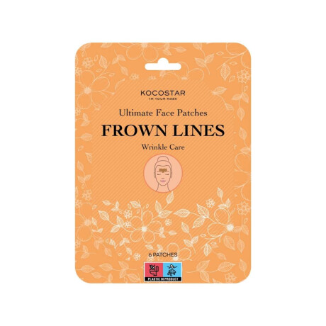 Ultimate Face Patches Frown Lines Parches de hidrogel para el entrecejo