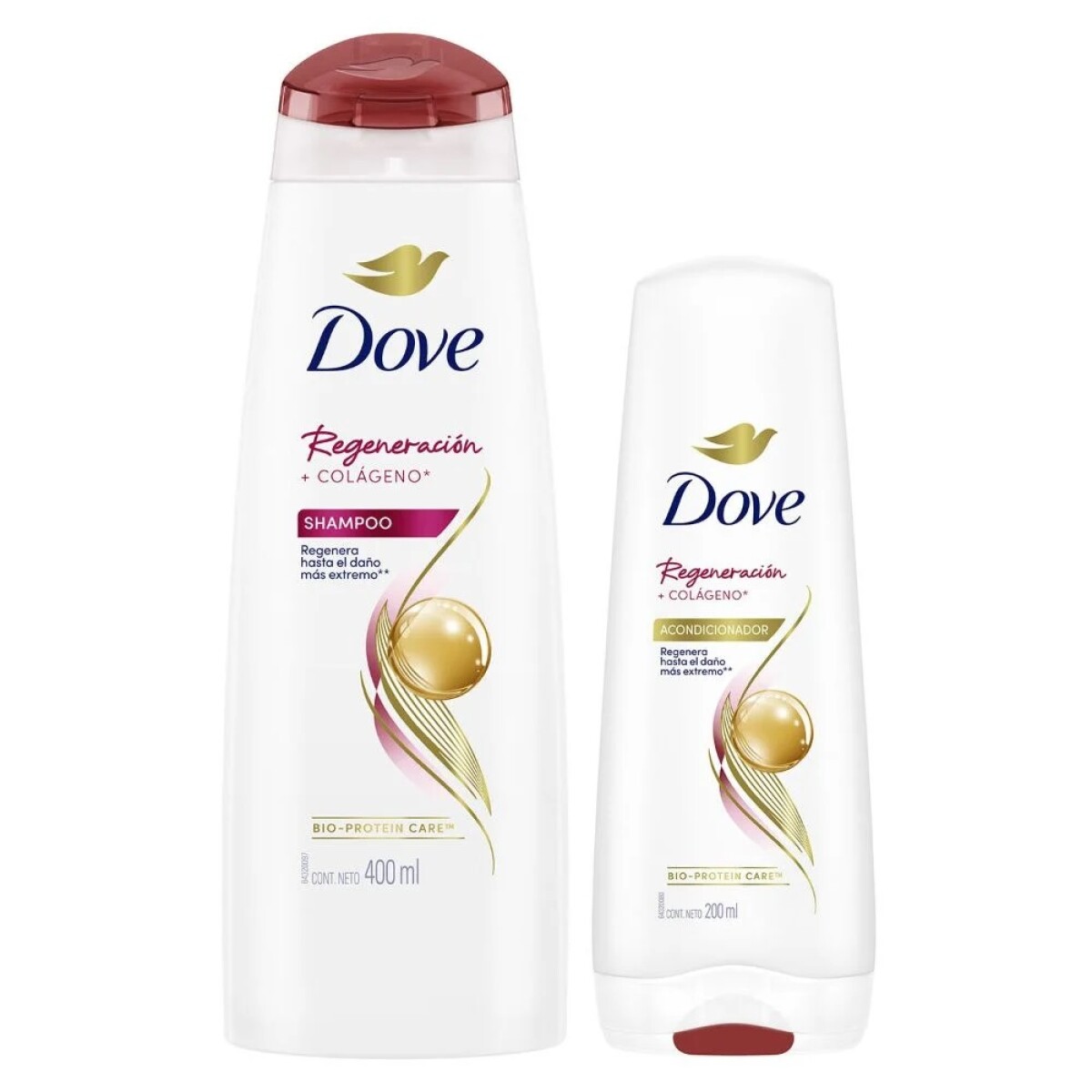 Shampoo Dove Regeneración Superior 400ml + Enjuague 200ml 