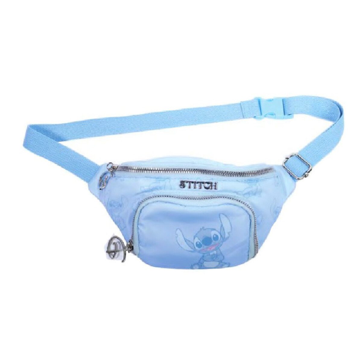 Riñonera Stitch Celeste 
