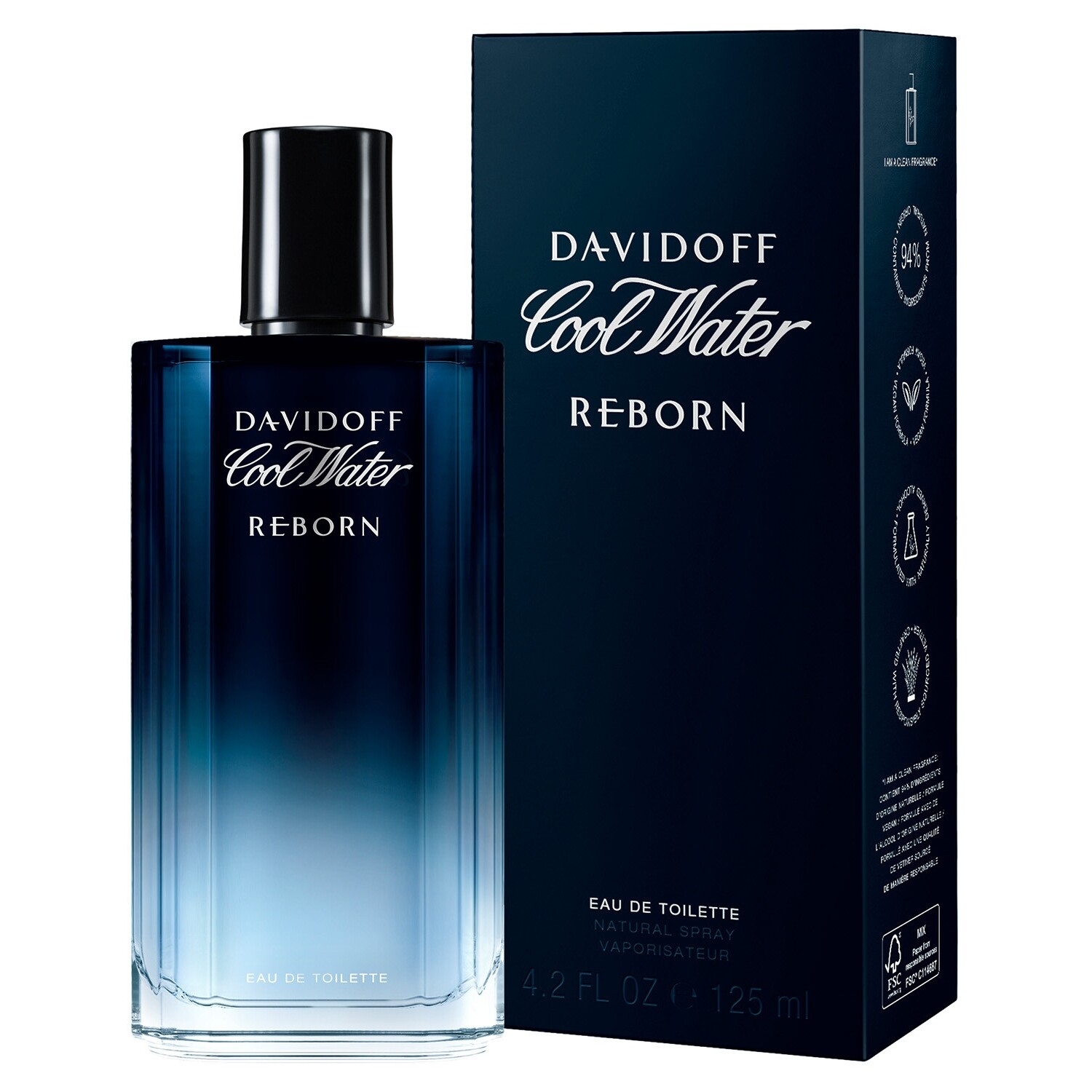 Perfume Davidoff Cool Water Reborn for Him 125ml Original Electroventas