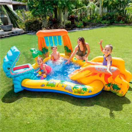 Piscina Intex Centro Juegos Inflable Con Rociador Inx057444