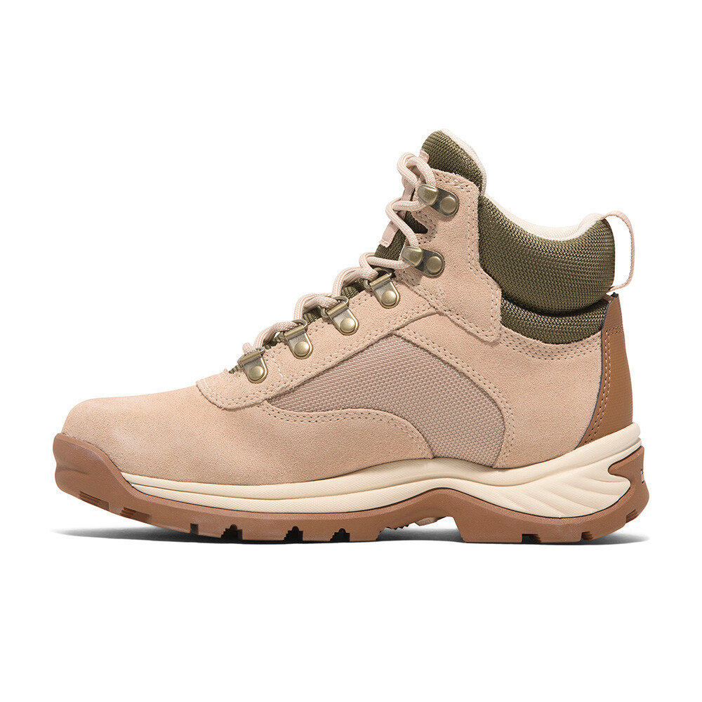 Botas White Ledge Mid Waterproof Mujer Light Beige Suede