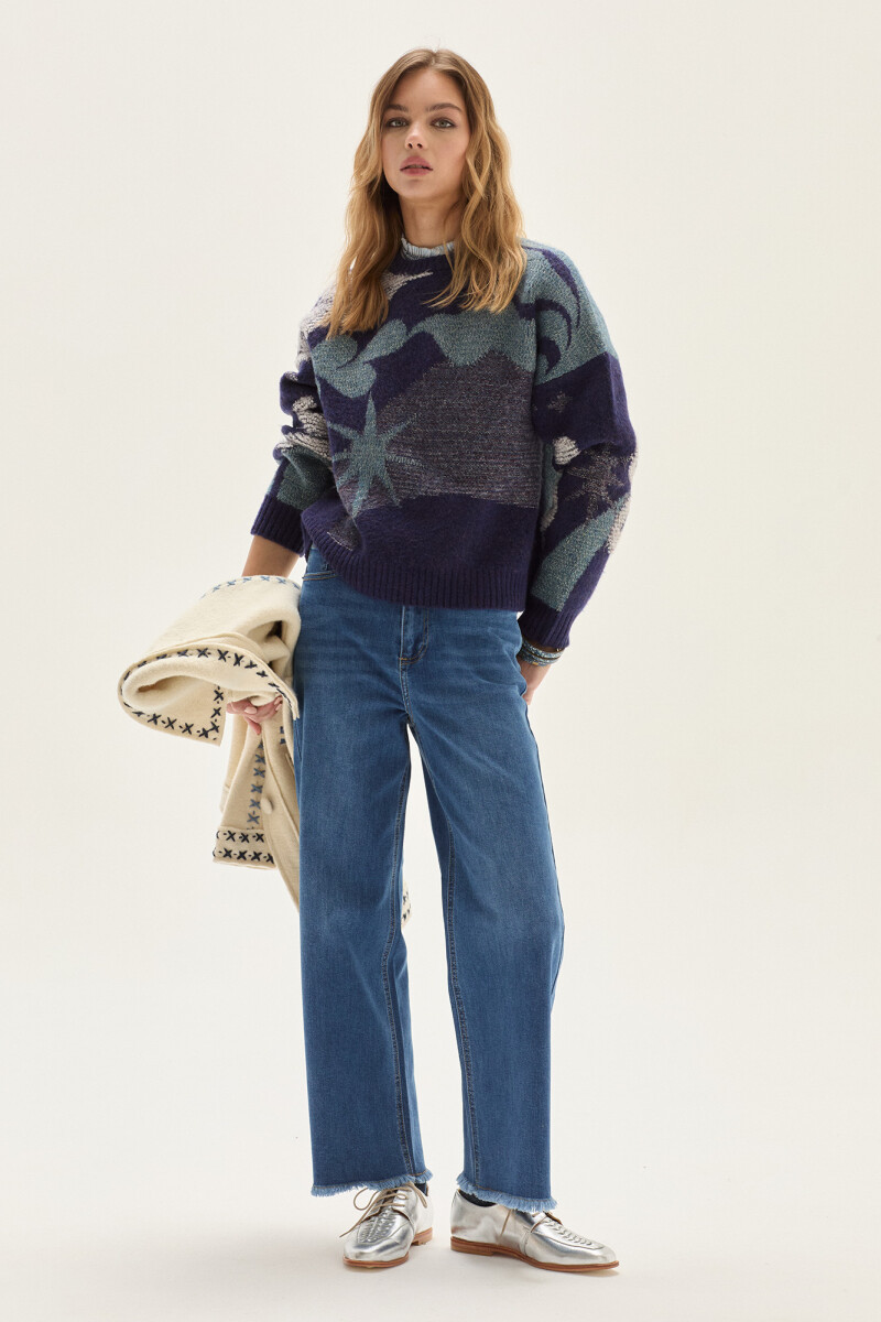 Sweater Wonderland - Azul 