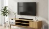 Rack para TV - Linea Nórdica Roble/Gris claro/Blanco