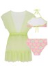 Traje De Baño En Dos Piezas + Salida De Baño Traje De Baño En Dos Piezas + Salida De Baño