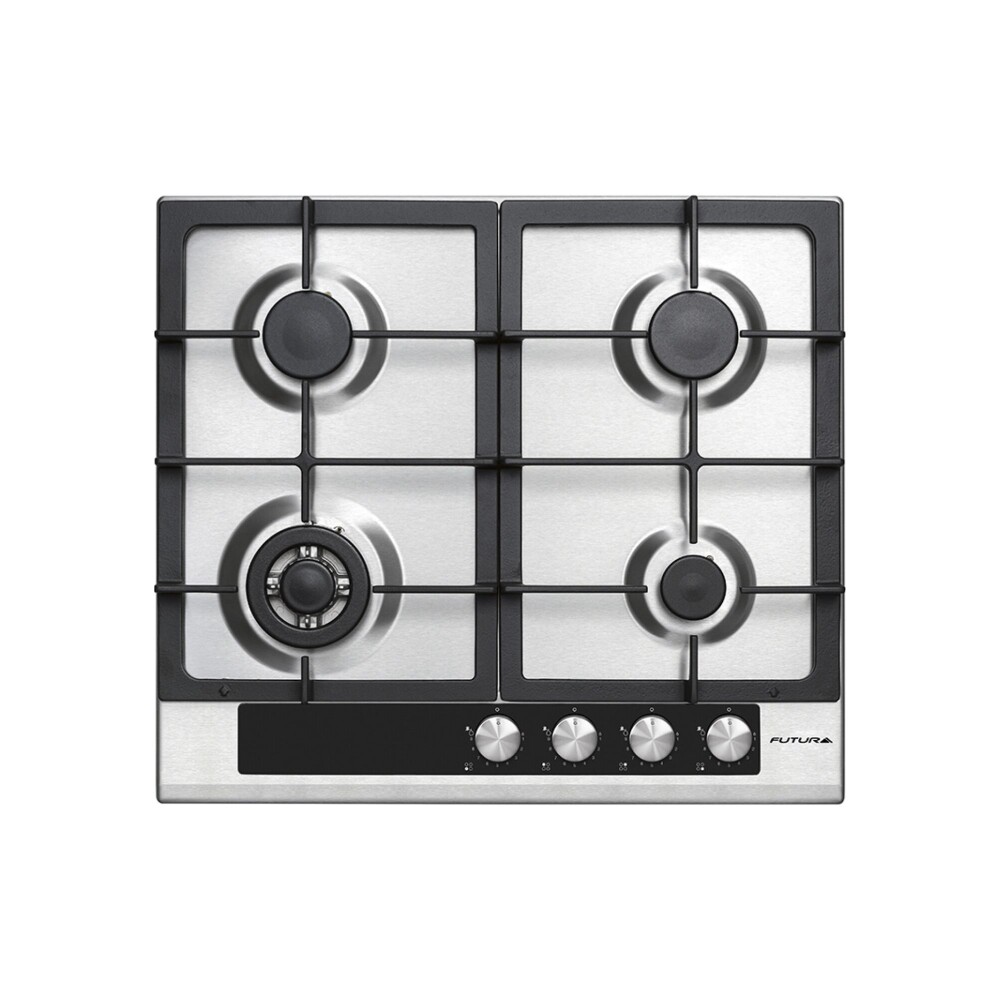 ANAFE FUTURA A GAS INOX 4 QUEMADORES FUT-AG600X-4 acero inoxidable