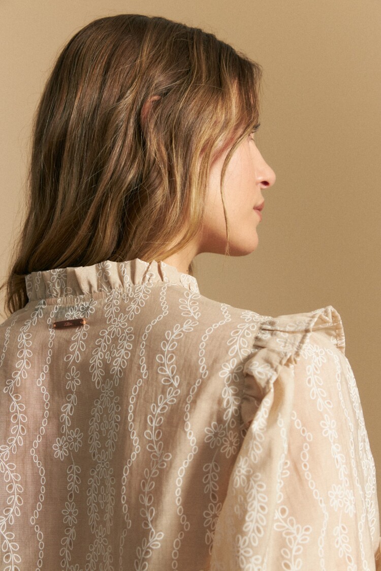 CAMISA ROSALIA Tostado