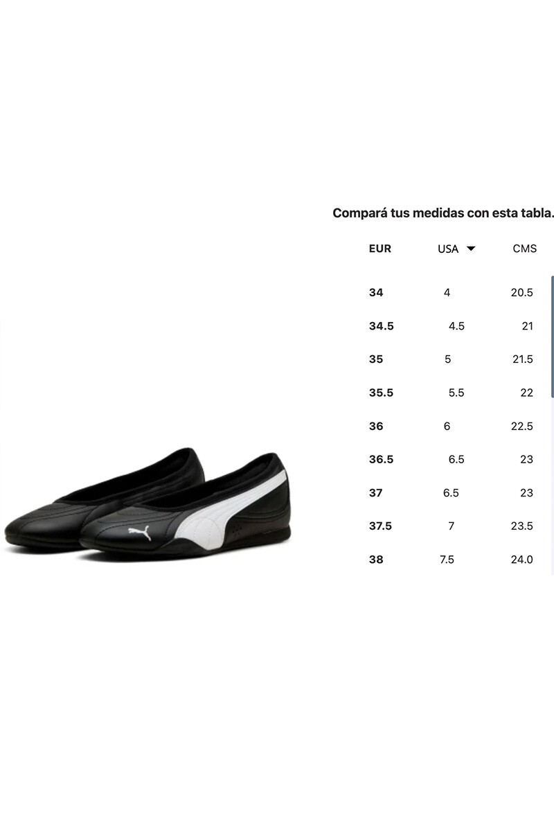 Balerina Puma Catch Soleil Negro