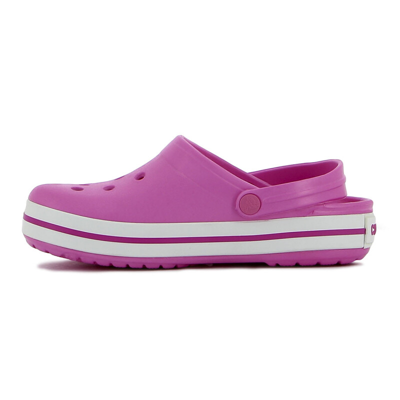 Zueco de Mujer Crocs Band c/tira Atras Rosado