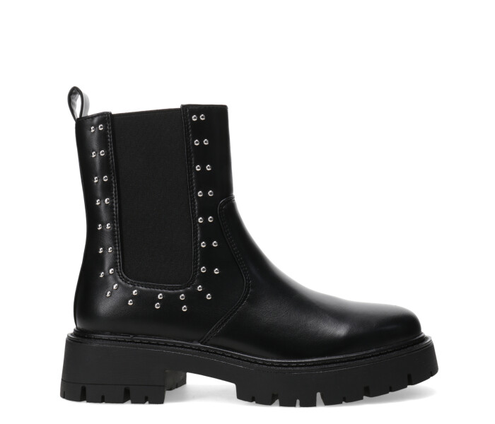 Bota RHODE con elastico y tachas Black