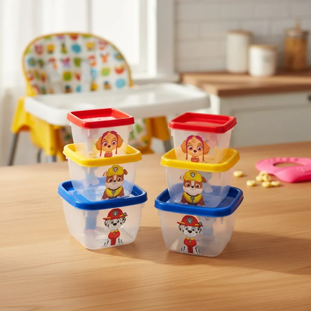 Set x3 tupper diseños paw patrol