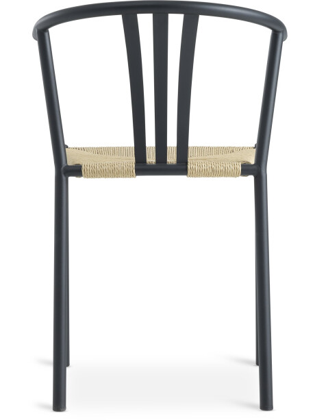 Silla de comedor JYDERUP negro/natural Silla de comedor JYDERUP negro/natural