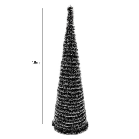 Árbol De Navidad Espiral Plegable Completo 1.8m Árbol De Navidad Espiral Plegable Completo 1.8m