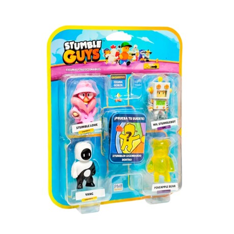 Pack 5 Figuras Stumble Guys 4 Figuras + 1 Sorpresa SG2240 PACK-4