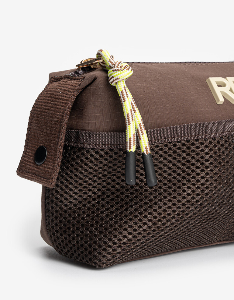 Porta Cosméticos Nylon Porta Cosméticos Rue Du Voyage - Marron Chocolate