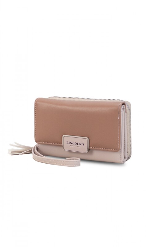 BILLETERA LOLA MAUVE C/ROSA