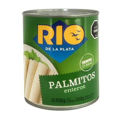 PALMITOS ENTEROS RIO DE LA PLATA 800 GR 001
