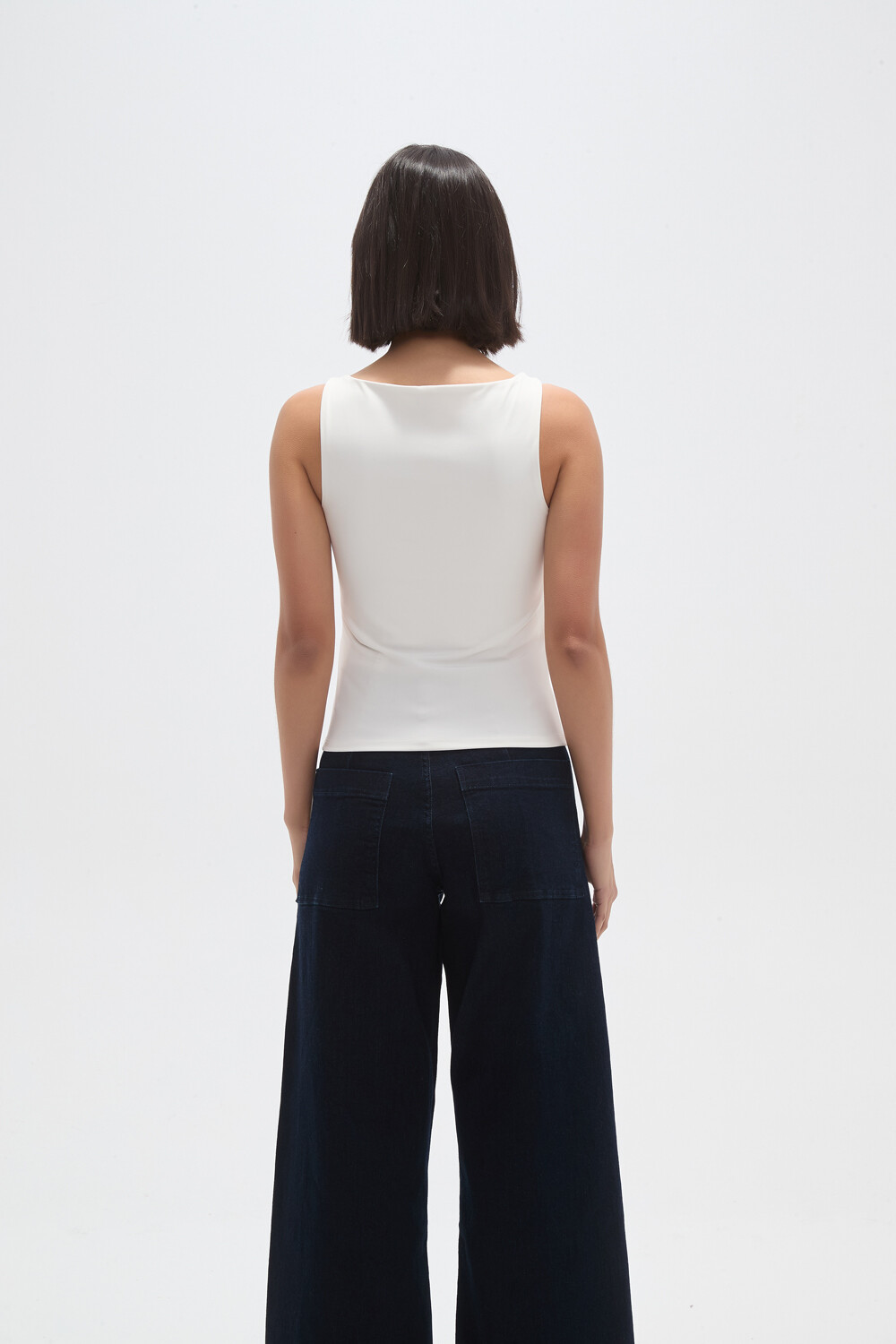 Musculosa Mintas Marfil / Off White