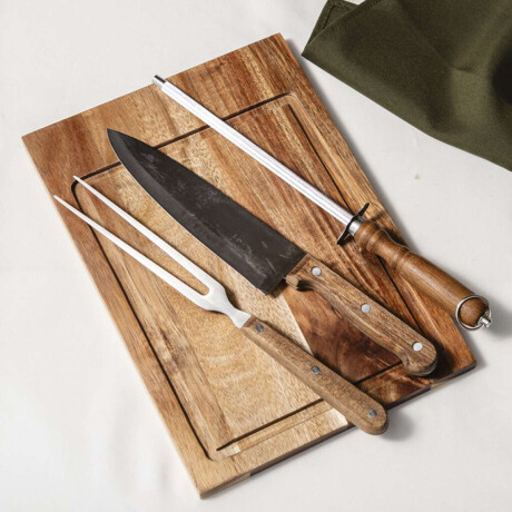 Set Asador Rath Negro